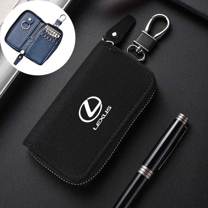 Leather Car Key Bag Cover Case Coin Wallet for Lexus RX330 IS250 Ct200h ES300h RX350 IS300h NX300h GS300 ES350 Auto Accessories