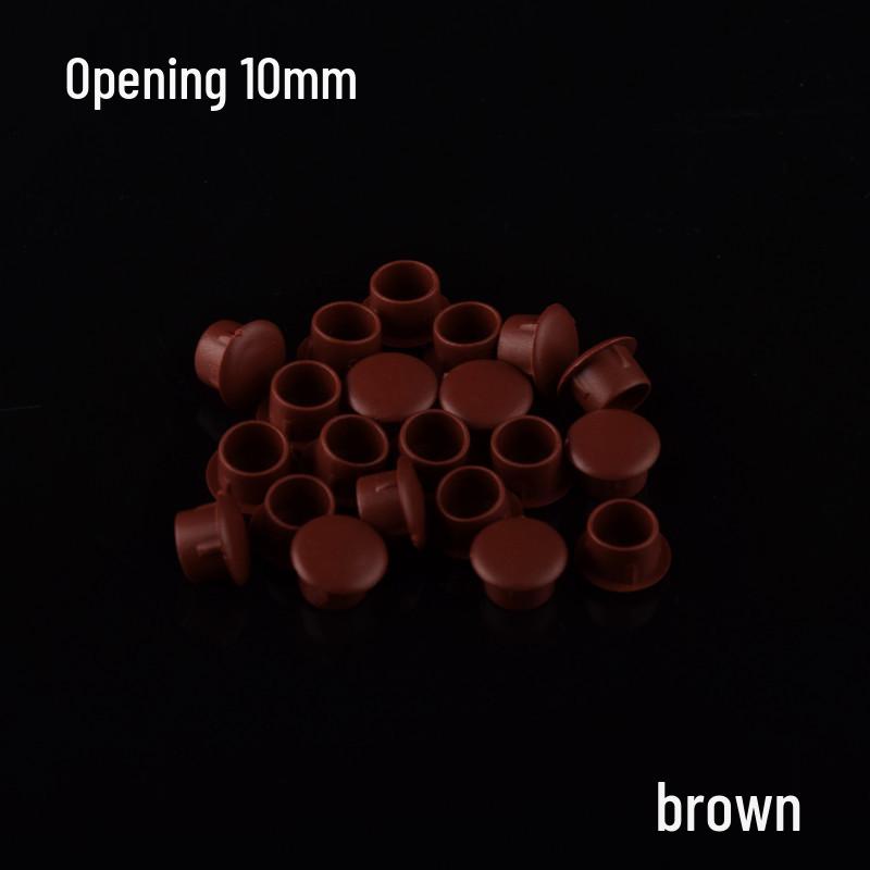 Круглые пластиковые заглушки для отверстий для шкафов и гардеробов - Декоративные пылезащитные крышки для винтов