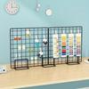 With Base Display Rack Grid Jewelry Booth Rack Creative Storage Rack  Art Photo Display