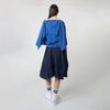 ATHPLATFORM Aw51Pt02 Crinkle Bermuda Pants_Dark Navy