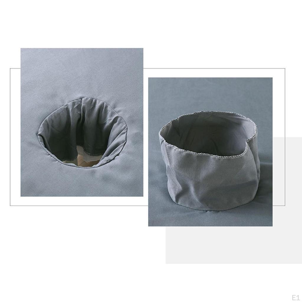 Beauty Salon Massage Table Sheet Cover with Breathable Hole 80Cmx200cm Durable Easily Install