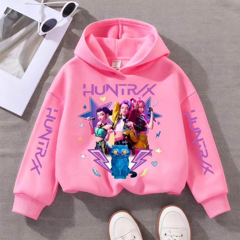 Cute Printed Girl Hooded Sweatshirt Casual Fashion Hoodie Sweatshirts Girls