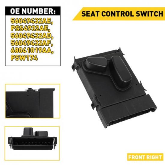 Passenger Side Power Switch Seat For 2006- Dodge Jeep Chrysler 56049432AE
