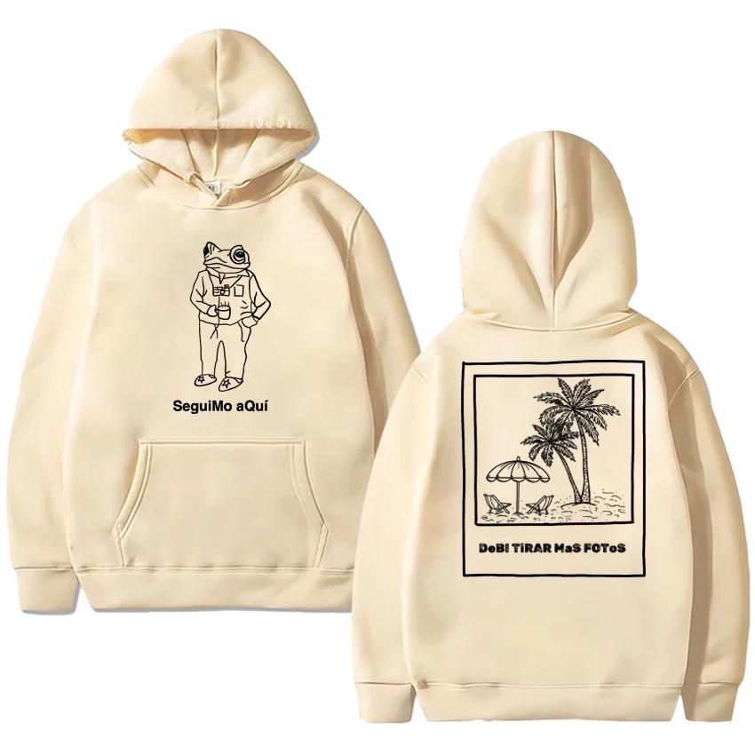 Seguimo Aqui Printed Hoodie Men Women Simple Casual Loose Fashion O-Neck Long Sleeve Pullover Autumn Winter Fleece Sweatshirts