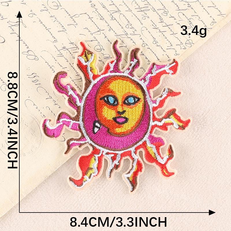 Embroidered Cloth Badge Patch Sticker Sun Flower Unicorn Clothing Accessories Embroidered Cloth Sticker