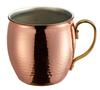 Кружка Сделано в Японии, 500 мл, Tsubame-no-Takumi, Чистая медь кованая отделка, Сделано в городе Цубаме, префектура Ниигата, HB-7939