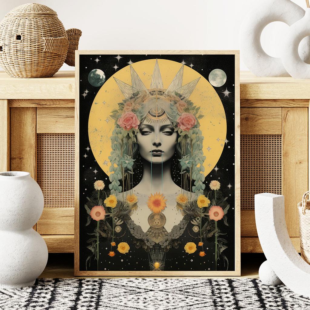 Plakat magiczny karta tarota