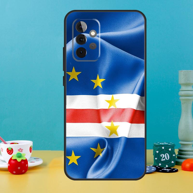 Cape Verde Flag Coat of Arms Case For Samsung Galaxy A52 A32 A12 A14 A34 A54 A13 A33 A53 A73 A50 A70 A71 A51 Back Cover