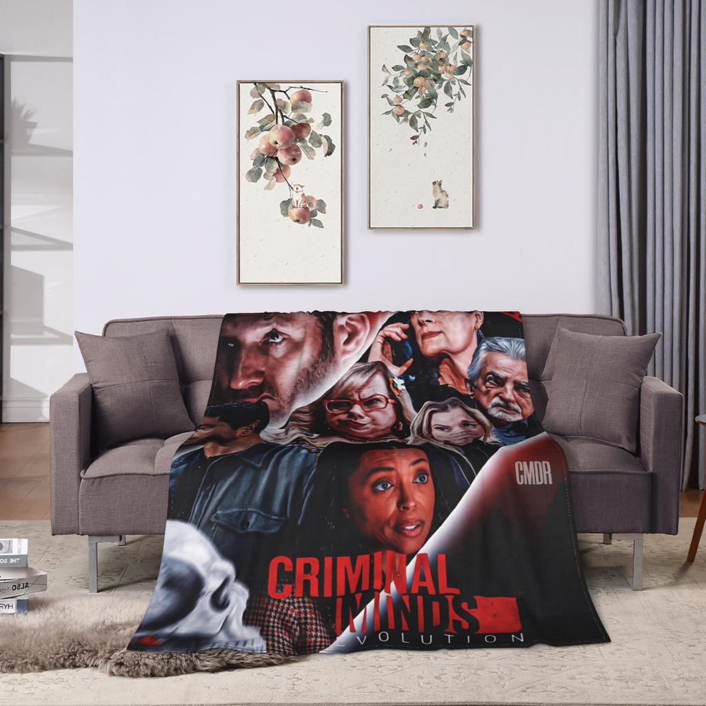 Criminal Minds Spencer Reid  Blanket  Camping Flannel Throw Blanket For Living Room Soft Custom DIY Quality Bedspread