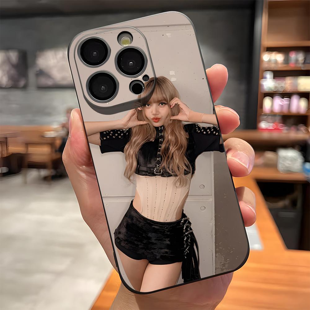 Чехол для телефона L-Lisa L-Lalisa для IPhone 17 Pro Max 15 Pro 16 14 Plus 12 13 Mini 11 Pro Ударопрочный Мягкий Чехол