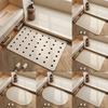 40*60cm Absorbent Bath Rug Mat Quick Dry Crystal Velvet Toilet Entrance Mud Mat Square Ultra Thin Non-slip Area Bath Rug