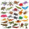 Lifelike Insect Figurines Ants Moths Ladybugs Spiders Bees Animal Model Action & Figure Educational Toys for Children