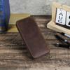 Vintage Style Genuine Leather Pencil Case Handmade Leather Pen Case  Student Stationery