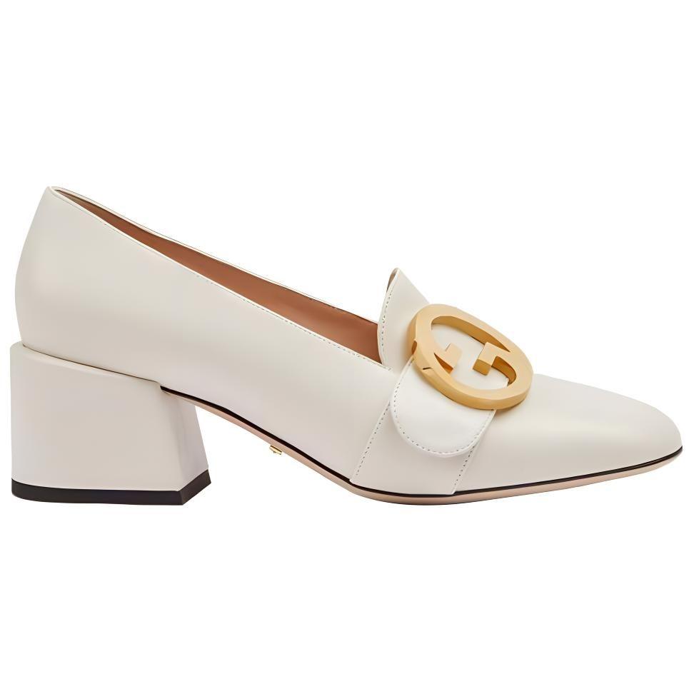 Gucci Туфли на среднем каблуке Blondie 700053 C9D00 9022
