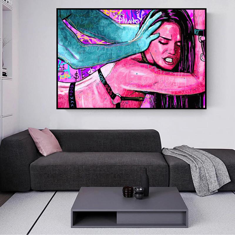 Sexy Pictures On The Wall Modern Fashion Posters and Prints for Living Room Lover Sex Canvas Picture for Home Room Decor