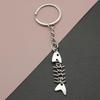 Xiyin Fishbone Keychain Pendant - Popular Simple Accessories