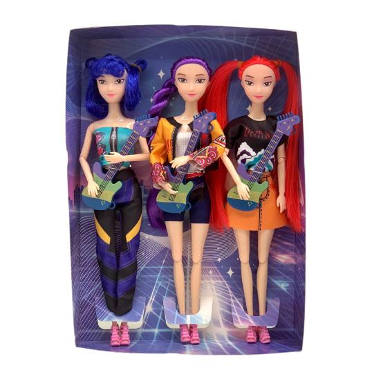 3 шт. K-pop Модная кукла с 9 подвижными суставами Динамичная кукла для позирования Коллекционная фигурка с уникальным стилем