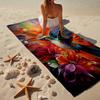 Hummingbird In Bloom Beach Towel, Super Soft Microfiber, Gift for Her/Him, Birthday, for Pool, Beach, Travel, Home Decor Fan gifts