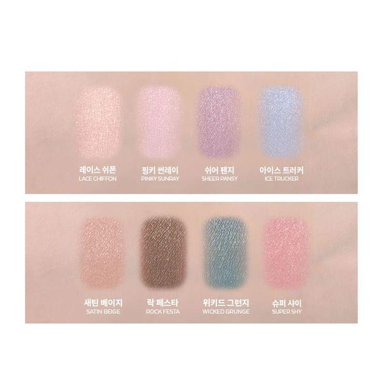 MISSHA Современные тени NEW Glitter - 8 цветов