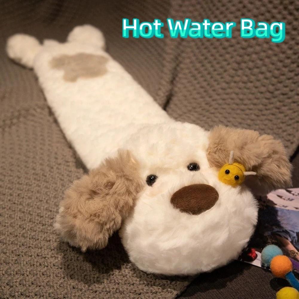 Extra Long Hot Water Bag Cartoon Water Injection Bag Cute Plush Warmer  Home