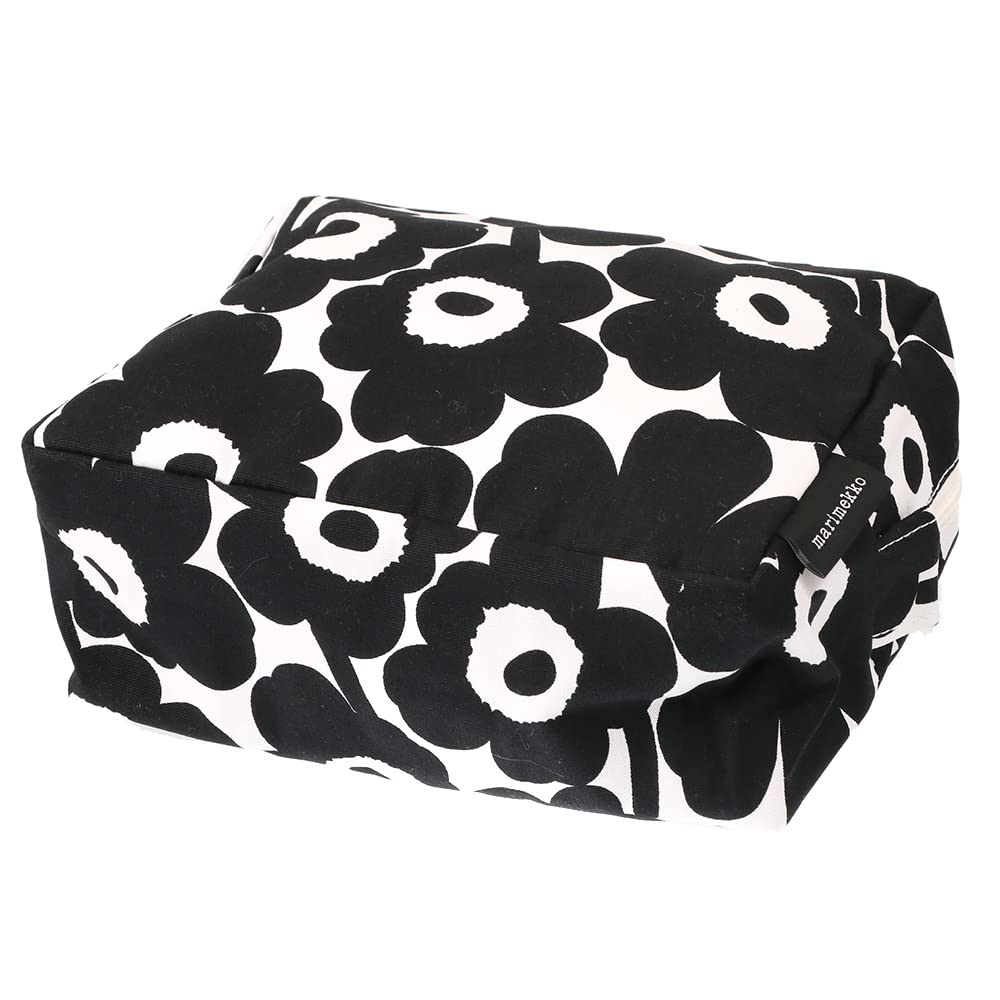Cosmetic Travel Makeup MINI Mini Black [Marimekko] Pouch, Pouch, Pouch, UNIKKO, Nordic, Vilya, Unikko, 71295, 190, [Used]