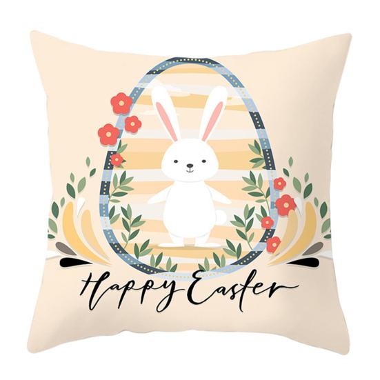 Наволочка с буквами, потайная молния, декоративная Пасхальный кролик, яйца, диван, спальня, автомобильная подушка, чехлы, товары для дома
