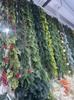 Popular Christmas Norfolk Pine & Rattan Soft Rubber Decorations for Dining Table and Staircase