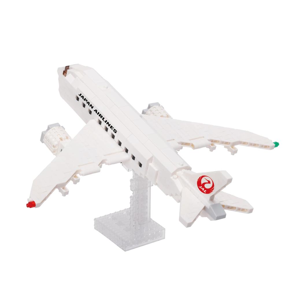 Kawada Nanoblock JAL Airliner 580 Pieces 19.5 X 10 X 18.5cm Ages 12+ Interior Hobby NBM-044