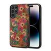 Кожаный чехол для телефона с цветочным принтом для Samsung Galaxy S26 Ultra S25 Edge S24 Plus S23 Fe S22 S21 S20, чехол-обложка с дизайном-невидимкой для держателя карт