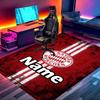 Custom Name Personalized FC Bayern Print Carpet, Versatile Home Decor Rug, for Playroom, Apartment, Balcony, Entryway, Hallway Gift