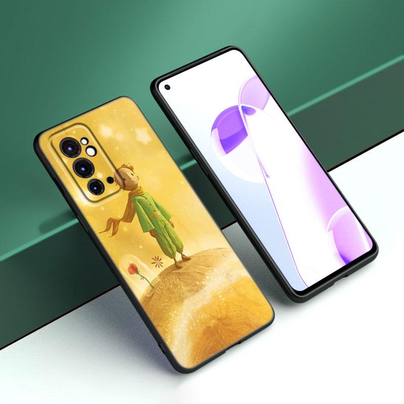 Маленький принц черный силиконовый чехол для телефона OnePlus 9 10 11 12 ACE 2V Pro 9RT 10T 10R Nord CE 2 3 Lite N10 N20 N30 5G