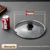 Крышка для кастрюли Zhaoran из нержавеющей стали и закаленного стекла