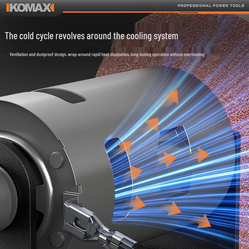 Мини-электроточило KOMAX с наждачным кругом и точилкой для ножей, вилка CN (адаптер в комплекте)