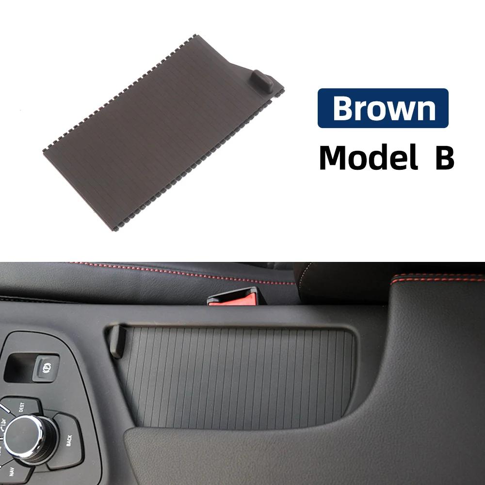 For Buick Regal Center Console Water Cup Holder Slide Roller Blind Cover Curtain Accessories 2009-2015 22743354 Black Brown