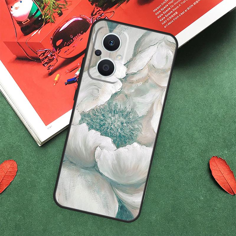 Чехол с 3D цветочным рельефом для OPPO Reno 10 11 12 13 14 Pro 11F 12F 13F 14F 7 8 Lite OPPO Find X9 X8 X5 Pro