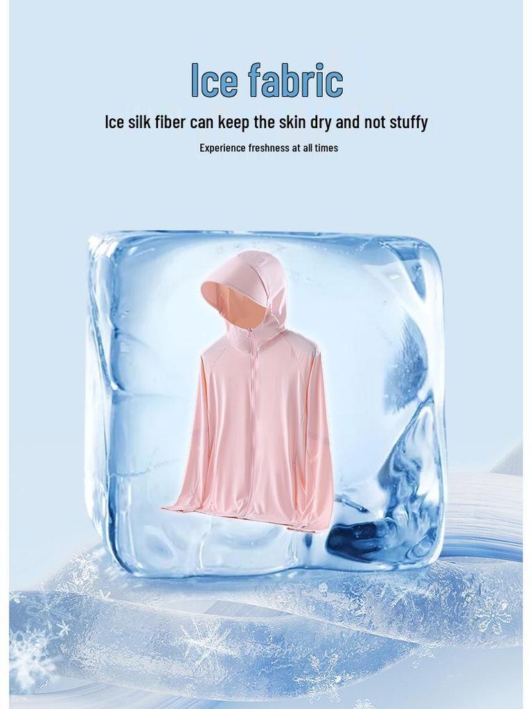 Унисекс куртка с защитой от солнца UPF50+ из ледяного шелка - Дышащая, с защитой от УФ-лучей, Тонкая экипировка для велоспорта