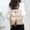 Рюкзак женский уличный с кисточками, большой вместимости, школьный для студентов
