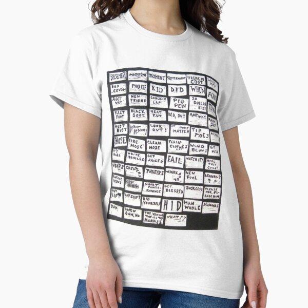 Subterranean Homesick Blues T-Shirt Classic T-Shirt