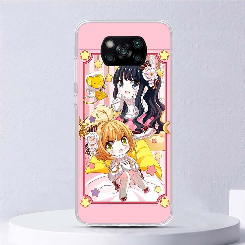 CardCaptor Sakura Аниме Мягкий чехол для Xiaomi Poco X7 X6 X5 X4 X3 Nfc F6 F5 Pro Чехол для телефона F4 Gt F3 F2 F1 M5S M4 M3 M5 Funda Coq