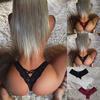 Sexy Women Lace Flowers Low Waist Underwear Panties G-string Lingerie Thongs