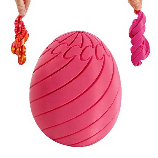 Twisting Fidget Egg Toy Twistable Egg Toy Portable Lightweight Stress Relief 3D Printed Easter Egg Desktop