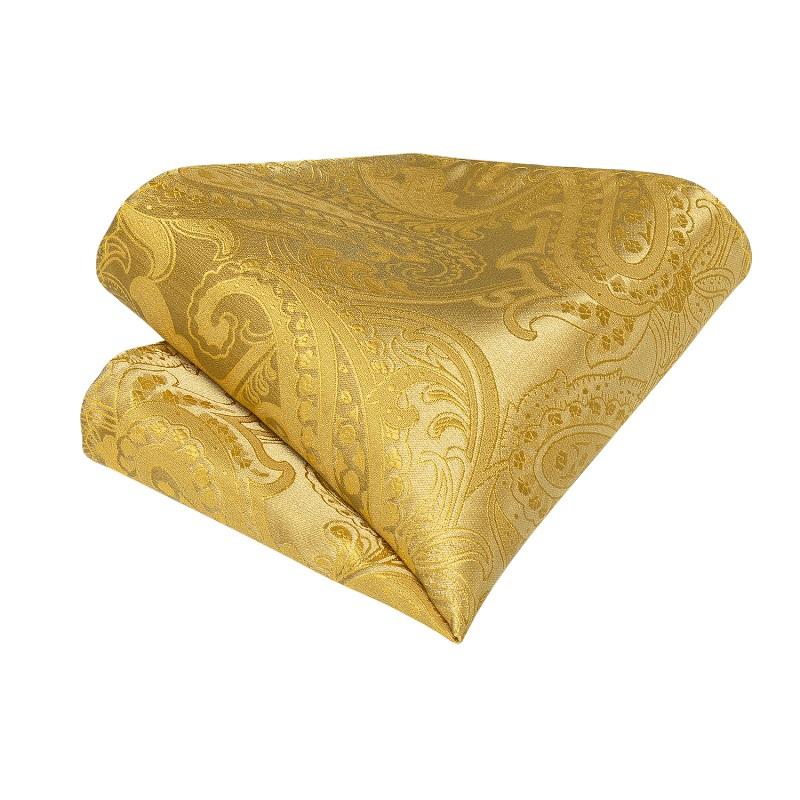 Винтажный свадебный галстук с узором пейсли, формальный галстук Ascot Scrunch, джентльменский шелковый повседневный шарф из полиэстера, галстук с булавкой-брошью