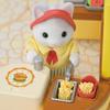 EPOCH Sylvanian Families Amusement Park Shop Made Hamburger ST Mark Certified Ages Toy Dollhouse Sylvanian Families [Freshly Wagon] Mi-91 3+