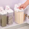 3L Grain Bin Easy To Carry Space-saving PP Portable Sealed Rice Storage Container for Kitchen