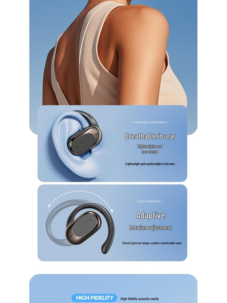 Спортивные Bluetooth-наушники M57 TWS 2024: Новый дизайн для бега