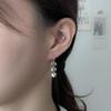 Серебряные серьги Rachaya Женские серьги в форме сердца