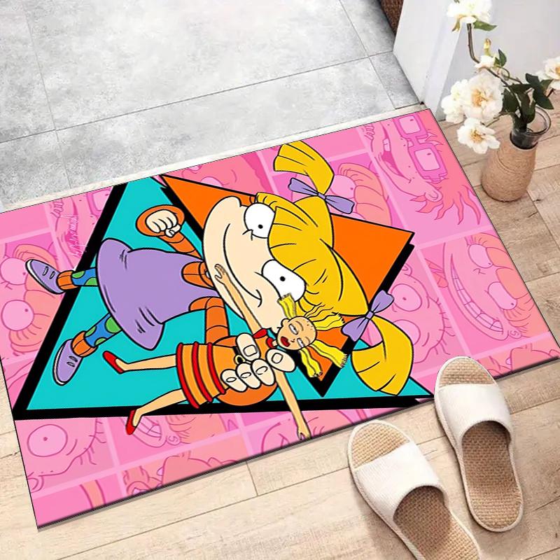 Rugrats in Paris Polyester Carpet, Soft Indoor Mat for Office Chair, Living Room, Computer Desk - Decorative Home Office Rug Design