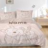 Custom Textile Pooh Rabbit Bedding 3 Piece Set HD Print Duvet Cover Pillowcases for Teens Adult Bedroom Decoration