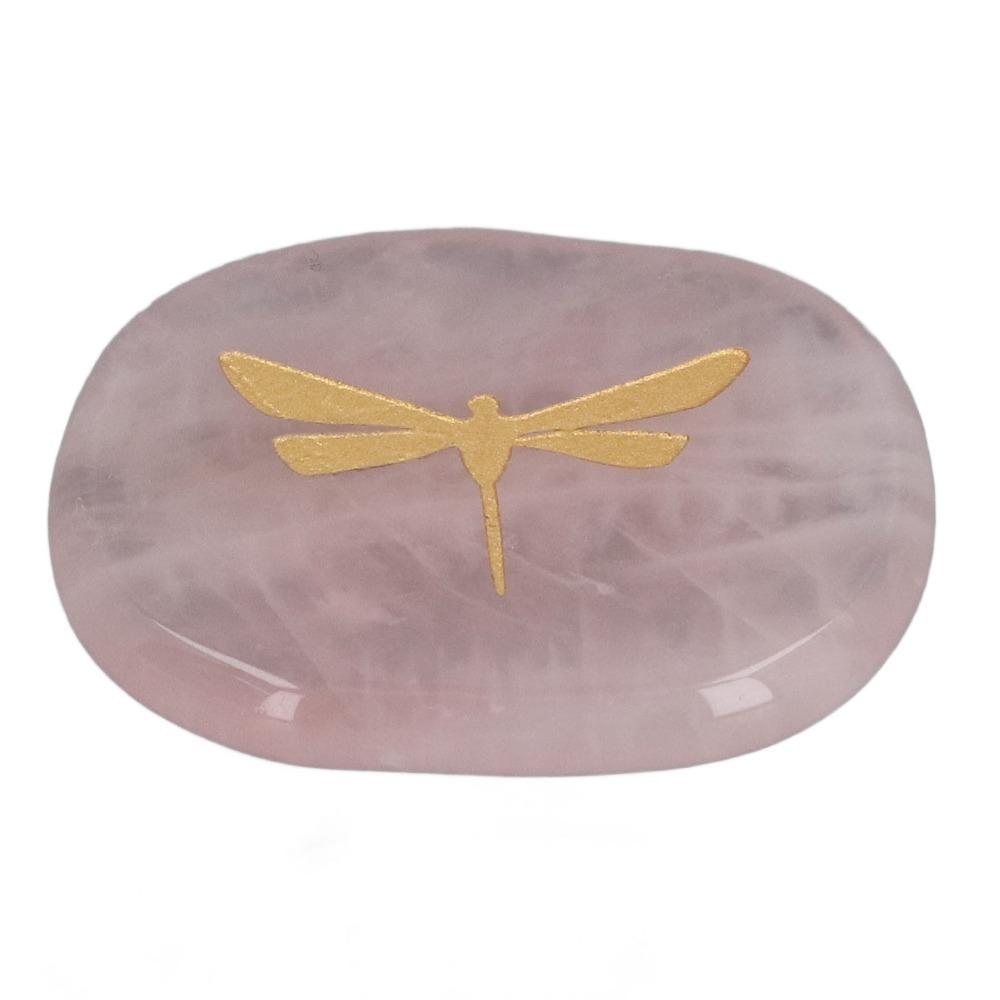 Lightweight Worry Stone Gold Balance Stone Hardwearing Palm Stone For Stress Relief
