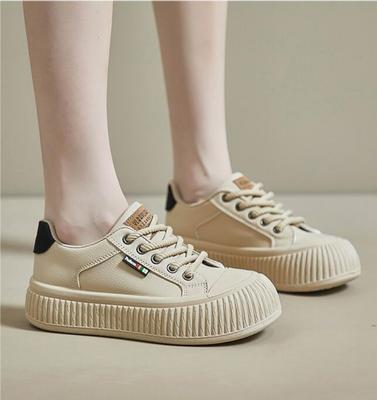 Вулканизированная обувь для женщин, повседневные спортивные кроссовки для бега, женские кроссовки на шнуровке с круглым носком и толстой подошвой, обувь для тенниса